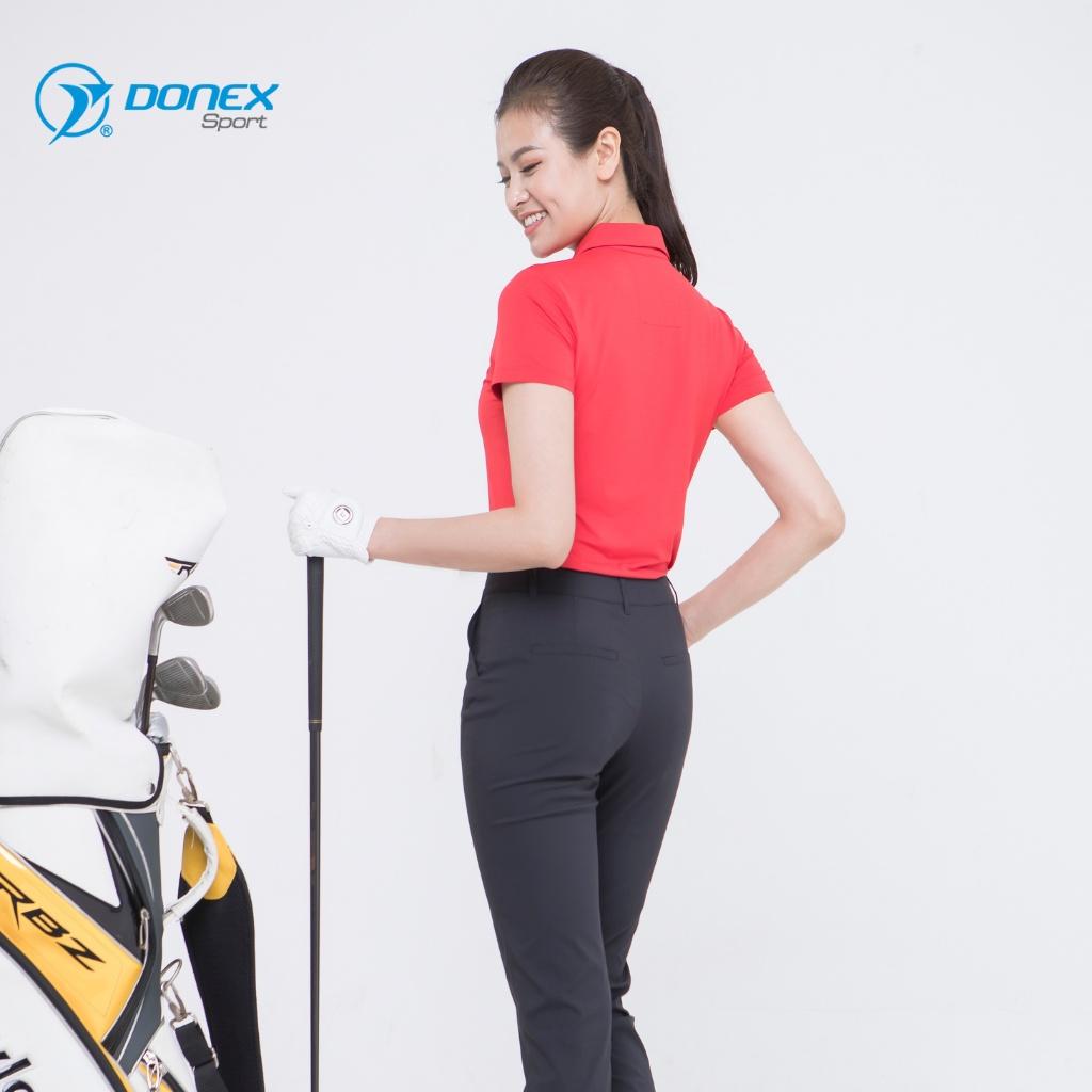 Áo Thể Thao Nữ DONEXPRO Form Classic, Phù Hợp Bộ Môn Golf, Chất Vải Mát Mẻ Thấm Hút Tốt AC-3618