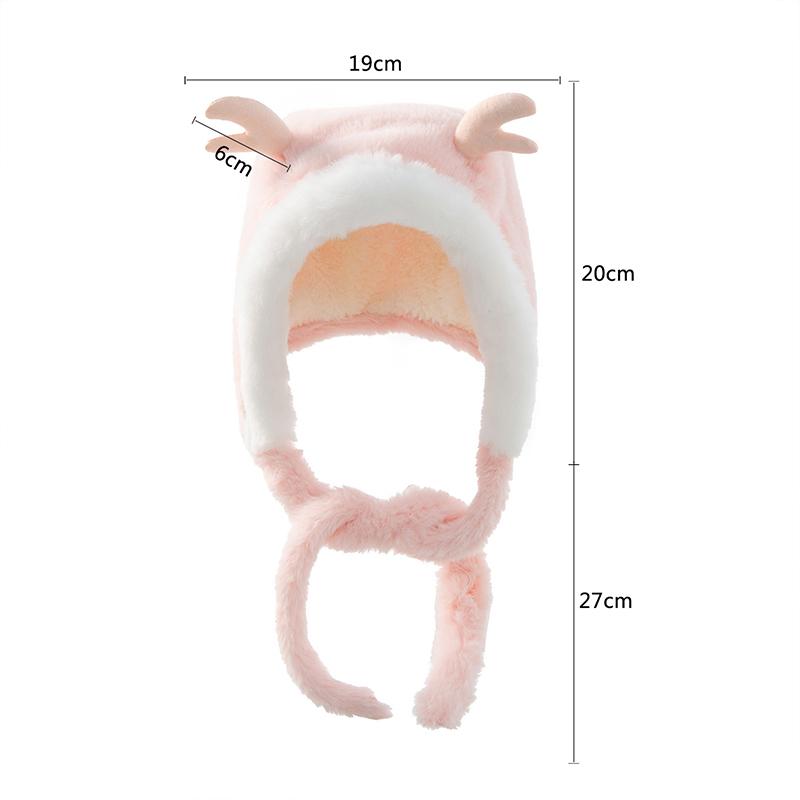 JIAYAN Mùa Đông Nón Cho Bé Ấm Áp Nón Dễ Thương Cho Bé Gái Bé Trai Khoác Cho Bé Nón Phụ Kiện Cho Bé Sơ Sinh Quần Áo Trẻ Em 2021