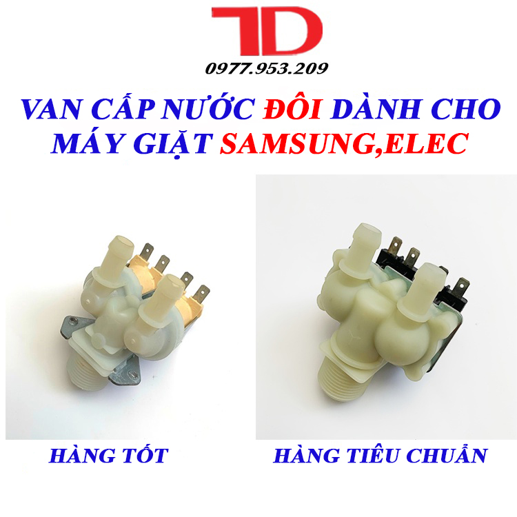 Van cấp nước đôi dành cho máy giặt các loại - Loại SAMSUNG, ELEC