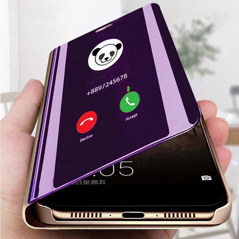 Bao Da Tráng Gương Thời Trang Cho Samsung Galaxy S20 Plus A51 A50 A71 A01 A11 A21 A31 A20 A30 A70 A10S A20S A30S A50S A70S S10 Lite