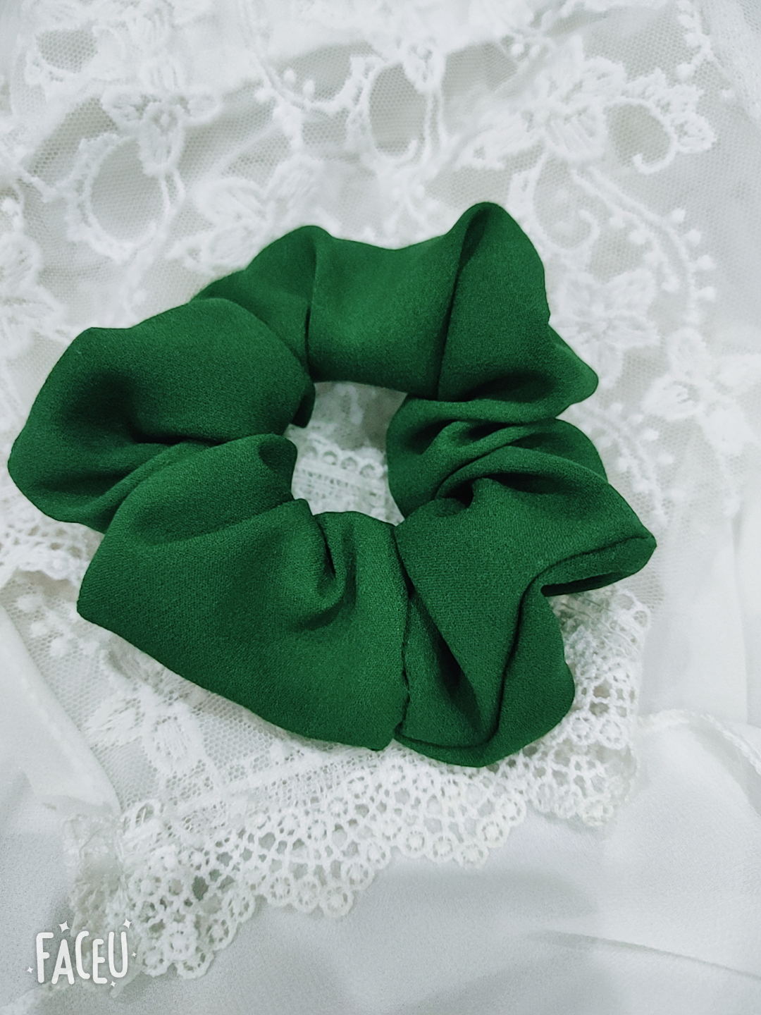 Dây buộc tóc scrunchies dây cột tóc chun buộc tóc nữ vải trơn dễ thương thời trang Hàn Quốc