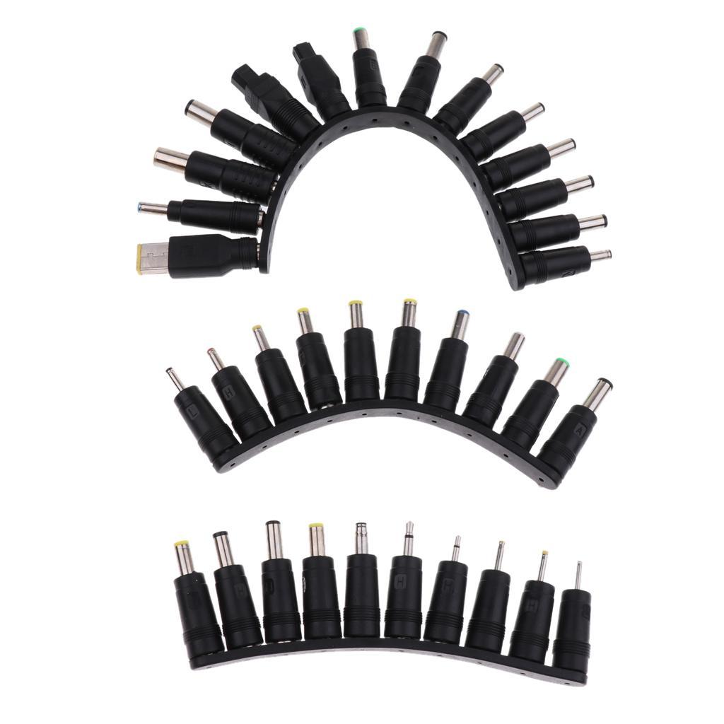 34pcs Universal DC Power  Multi-Type AC Power Adapter Connector