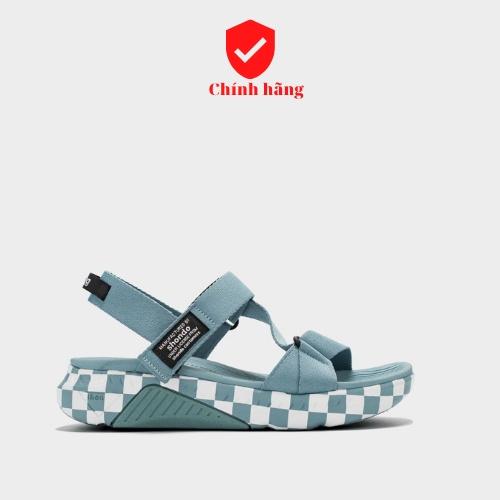 Giày Shondo Sandal F7 Racing caro xanh