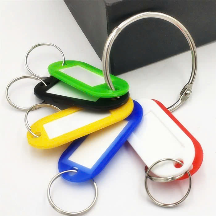 Combo 10 Thẻ Ghi Nhớ Đánh Dấu Gắn Móc Chìa Khóa, Vali, Hành Lý Tiện Dụng Màu Ngẫu Nhiên