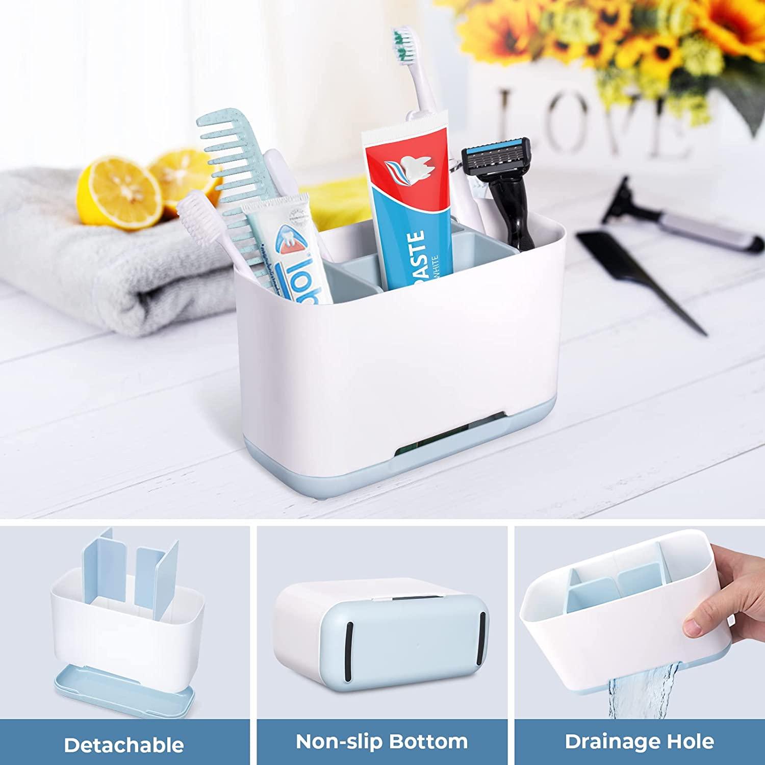 Hộp đựng bàn chải đánh răng cho phòng tắm, hộp đựng kem đánh răng và bàn chải đánh răng