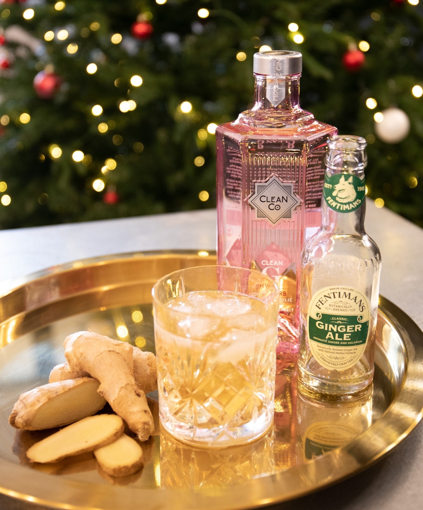 Fentimans Tonic Vị Gừng Tự Nhiên Ginger Ale Anh Quốc Lốc 4 chai x 200ml - Hàng chính hãng