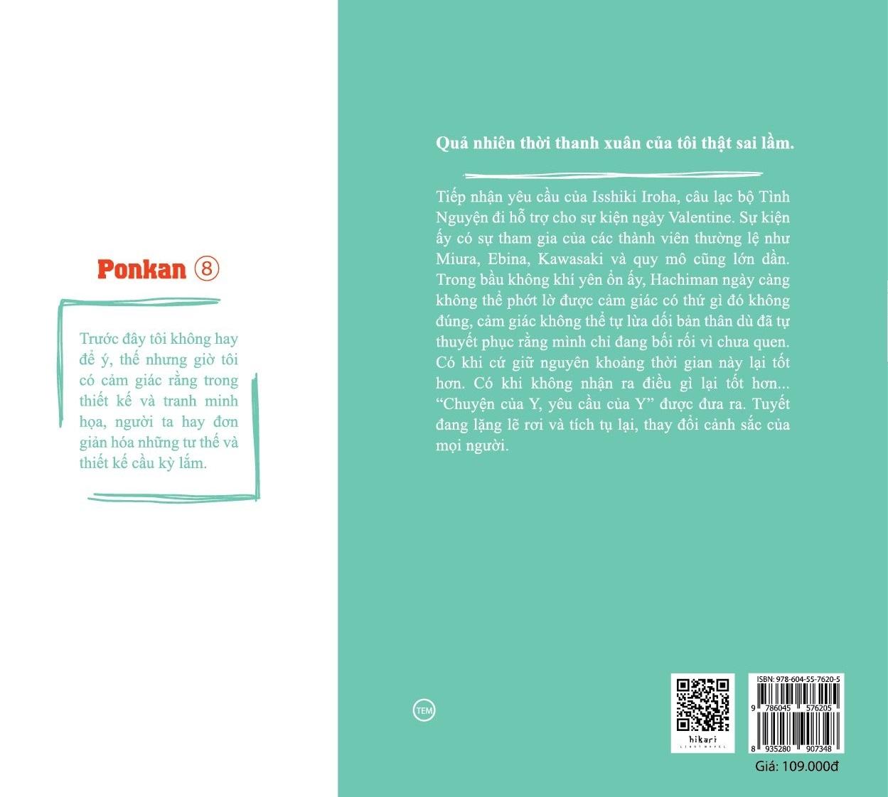 Sách Chuyện Tình Thanh Xuân Bi Hài Của Tôi Quả Nhiên Là Sai Lầm - Tập 11