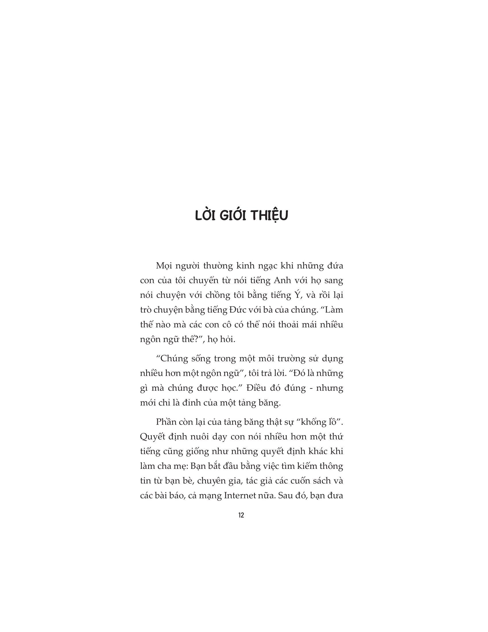 Phương Pháp Dạy Con Song Ngữ