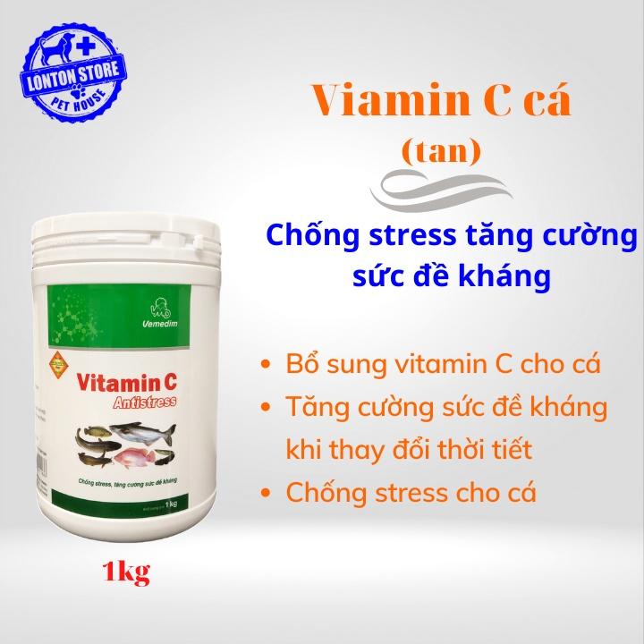 Vitamin C Antistress cá - Chống stress, tăng cường sức đề kháng lon 1kg
