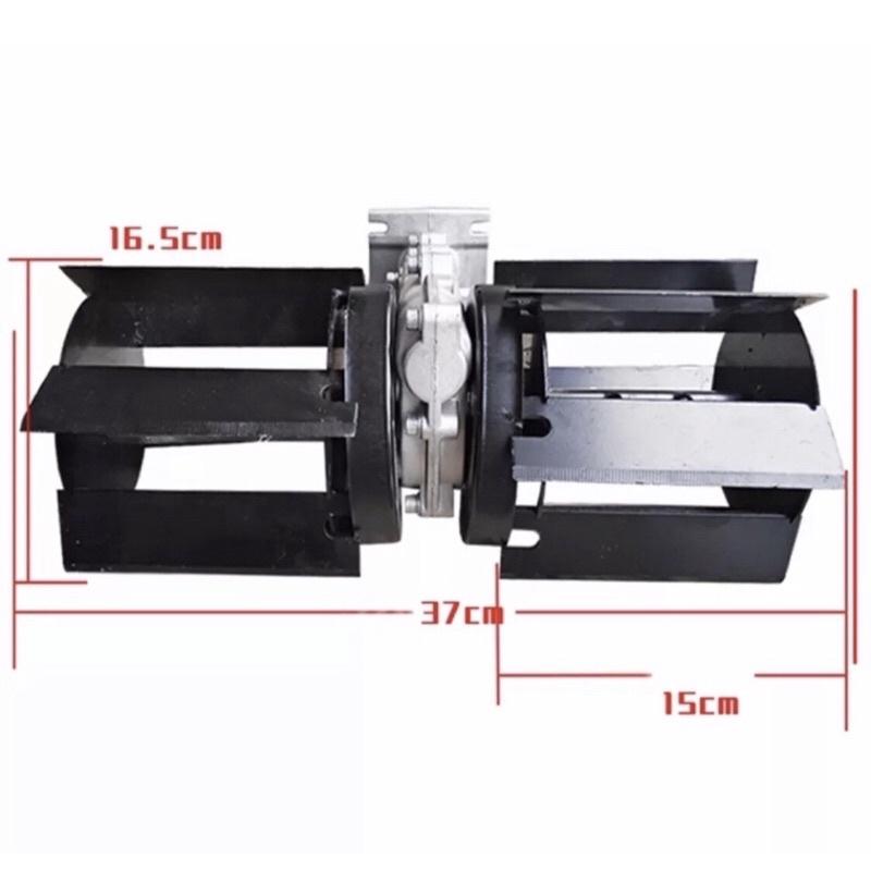 Đầu Xới Đất, Đầu Vạc cỏ Lắp Máy Cắt Cỏ Bánh Răng Bằng Đồng - Đầu xới đất thẳng,Ống 28 - ty 9 rãnh