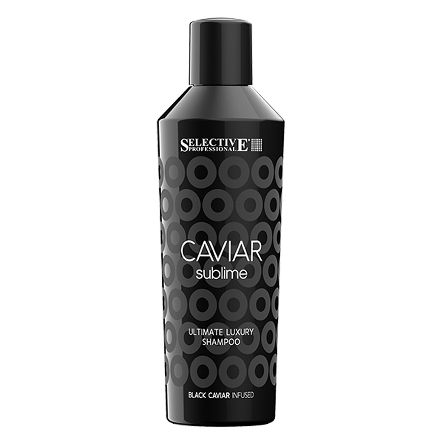 Dầu gội Selective Caviar Sublime Ultimate Luxury shampoo dưỡng ẩm phục hồi tóc chiết xuất trứng cá tầm Ý 250ml