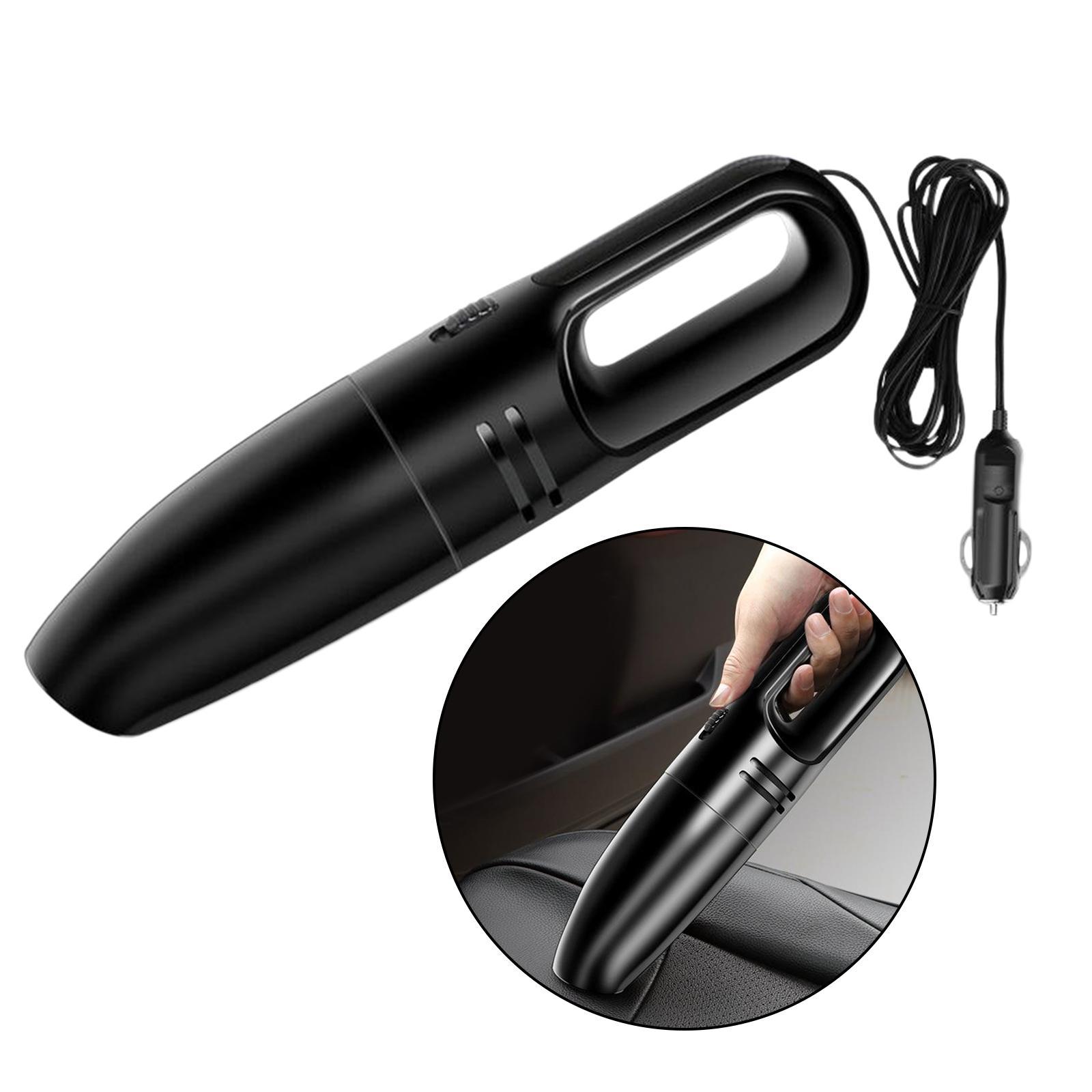 Portable Car Vacuum Cleaner, High Power Corded/Cordless Handheld Vacuum,12V 120W 6000PA for Car Interior Detailing Cleaning