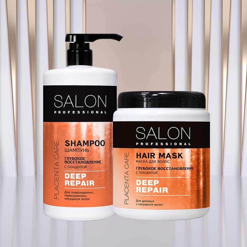 Dầu gội Salon Professional phục hồi chuyển sâu cho tóc hư tổn 1000ml