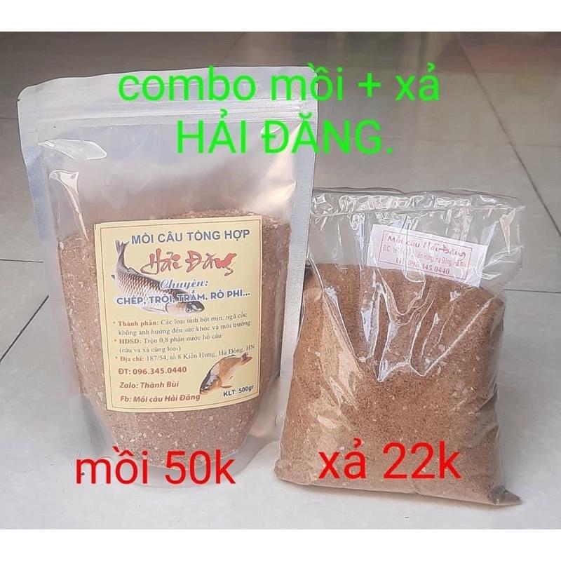 Mồi câu Hải Đăng 500g giá gốc tại xưởng xả kho combo mồi câu và xả chỉ từ 20k