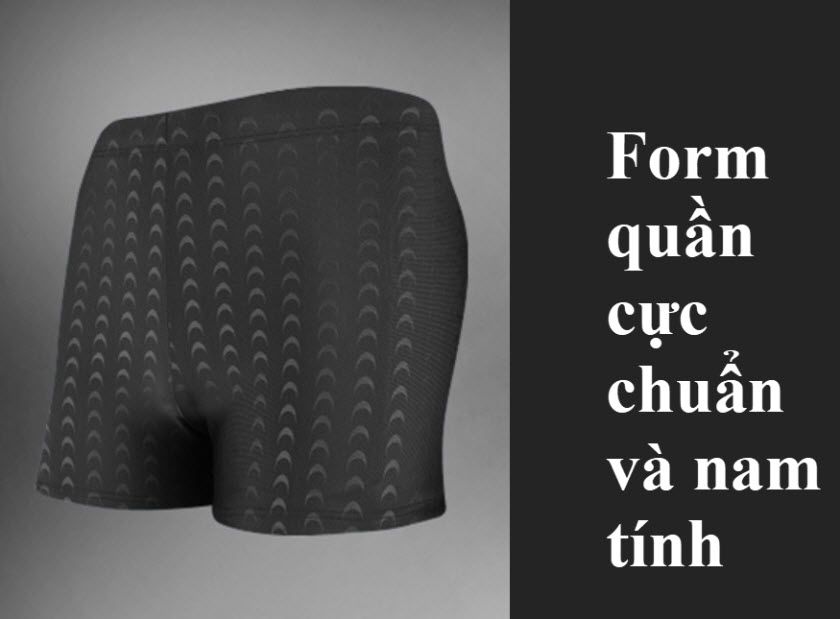 Quần Bơi Nam Thiết Kế Vảy Cá Mập Cleacco Chống Thấm Nước , Nhanh Khô Tặng Kèm Nón Bơi và Bịt Tai Silicon Cao Cấp