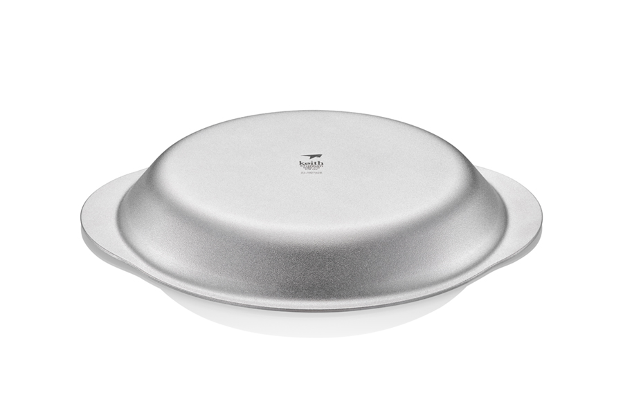 Đĩa ăn có tay cầm titanium KEITH Ti5392 / Ti5395