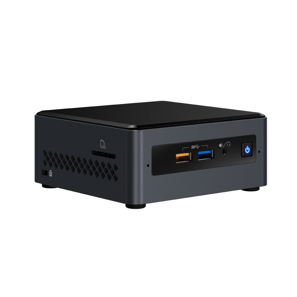 Máy tính văn phòng mini Intel NUC7CJYS - Chưa bao gồm RAM &amp; SSD - Hàng chính hãng