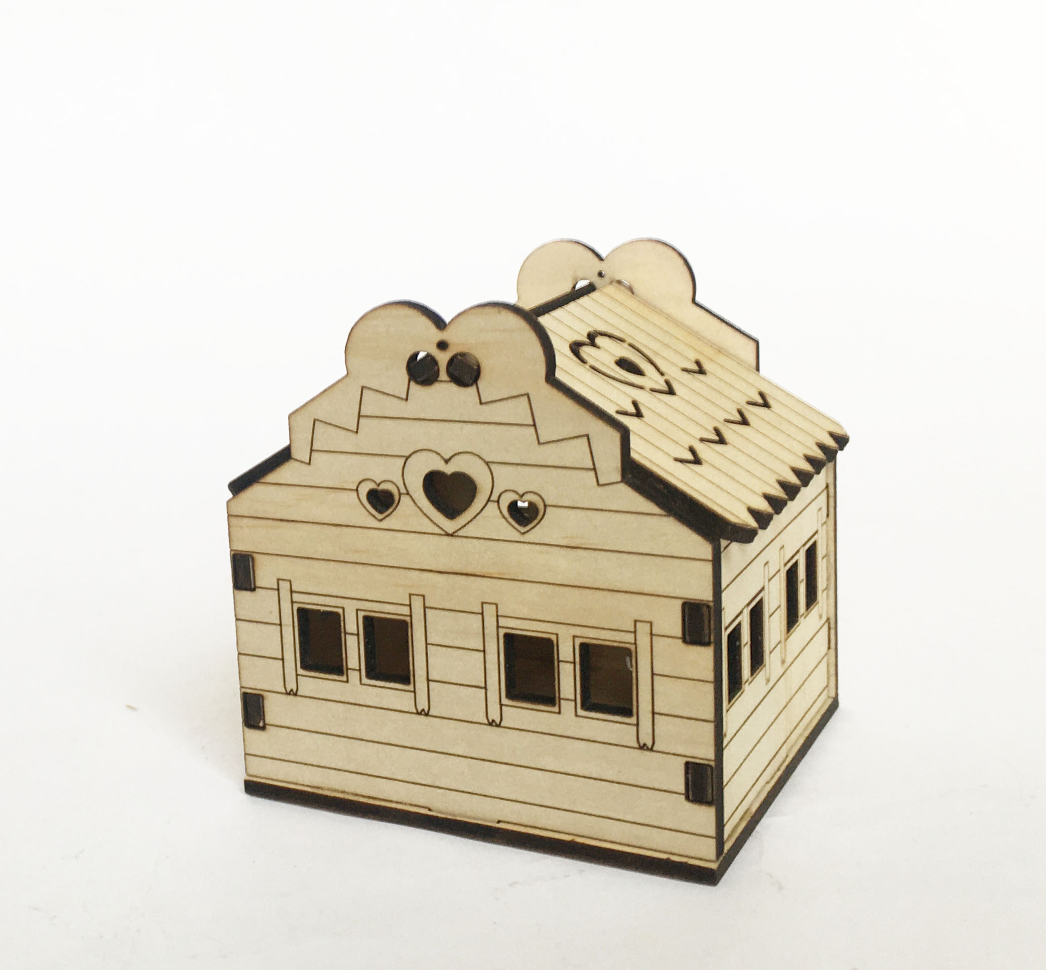 Mô hình nhà gỗ 3D lắp ráp DIY mini có đèn nhiều chế độ sáng, họa tiết xinh xắn, nhiều mẫu, đồ chơi lắp ghép, decor vintage