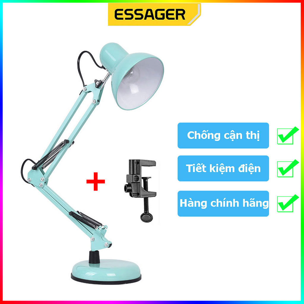 Đèn Bàn Học ESSAGER U221, Đèn Bàn Học Chống Cận Thị, Đèn Đọc Sách, Đèn Làm Việc Bảo Vệ Mắt - Hàng Chính Hãng