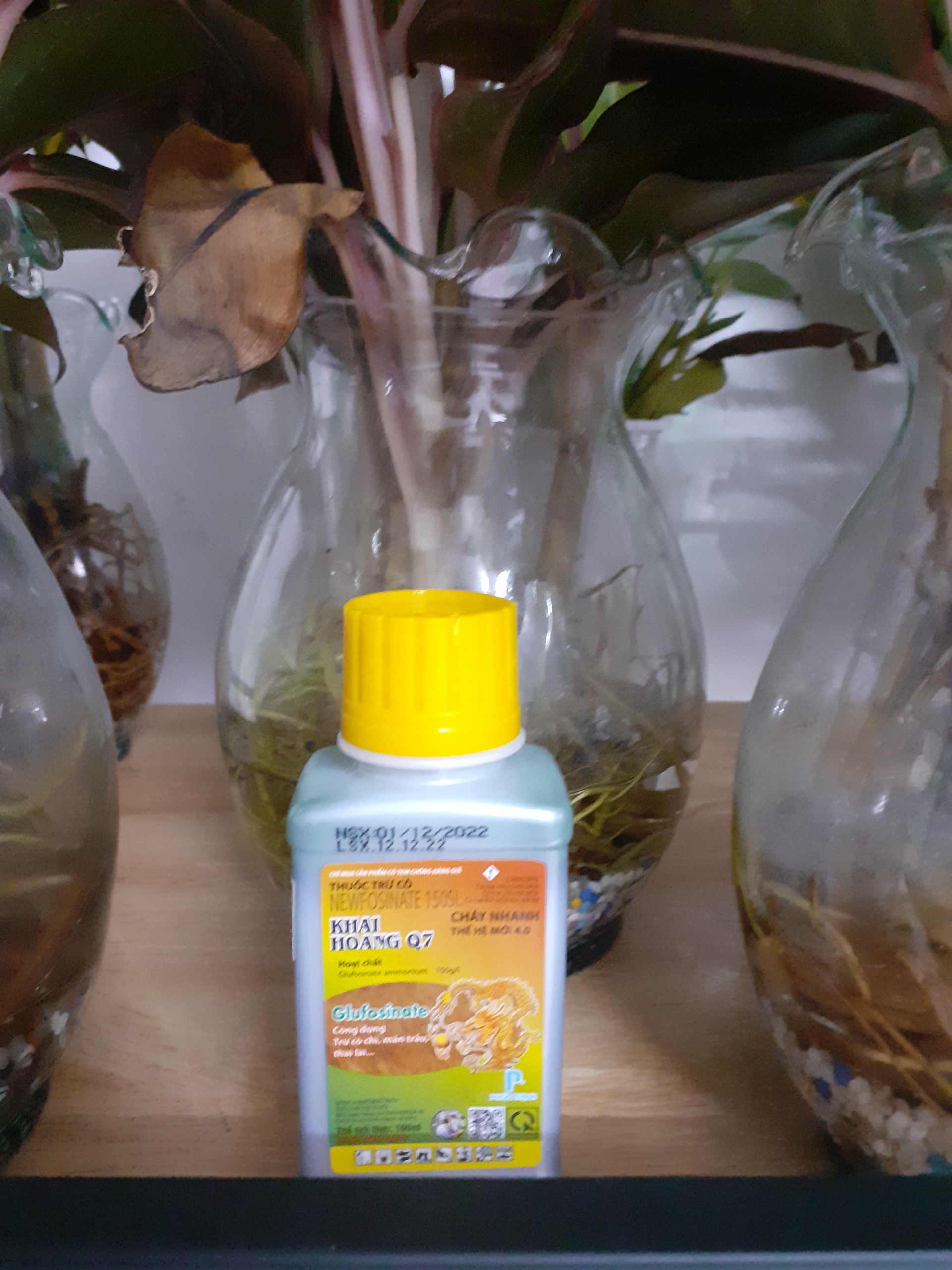 Chai 100ml Chế phẩm trừ cỏ khai hoang Q7