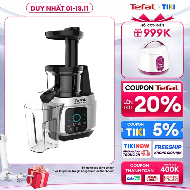 Máy ép chậm Tefal ZC420E38 - Hàng chính hãng