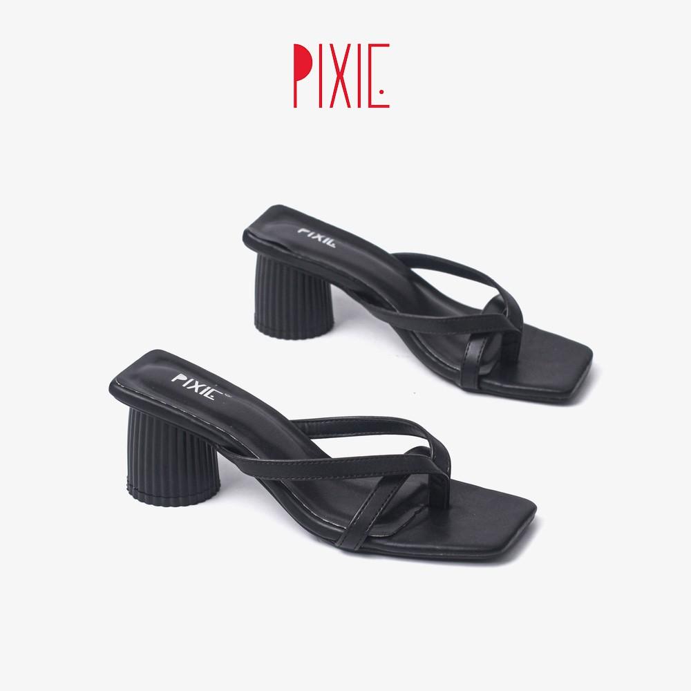 Guốc Cao Gót 5cm Xỏ Ngón Pixie X734