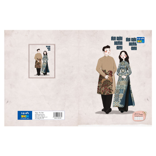 (Mua 10 Cuốn Tặng 3 Cuốn) Tập Pnc 200Tr Dl60 Oly- Ao Dai - Giao Mẫu Ngẫu Nhiên