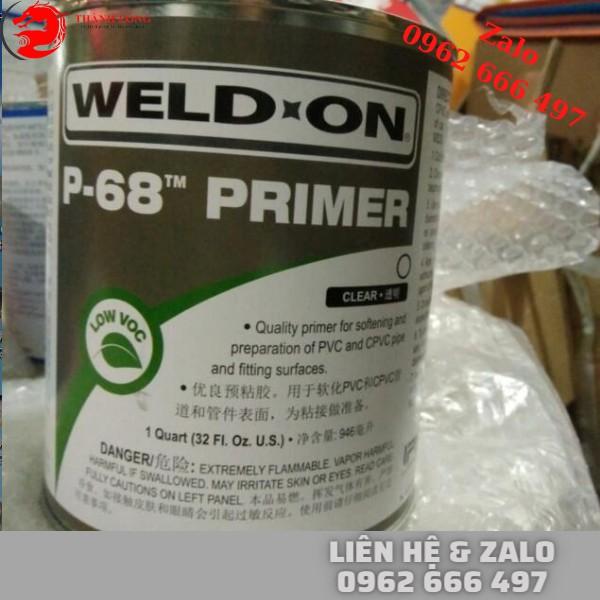 Keo rửa Primer WELD-ON P-68 loại 946ml