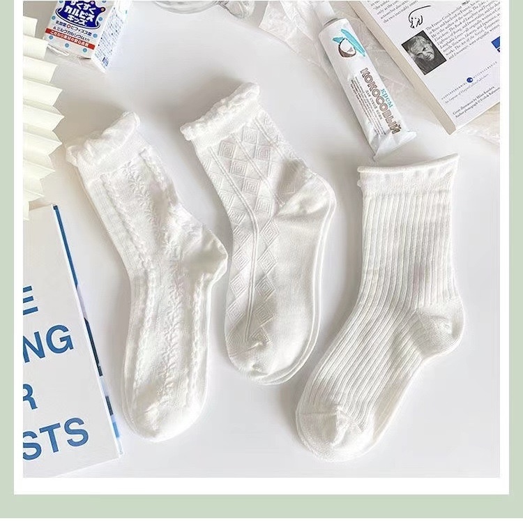 SET 5 ĐÔI TẤT VỚ NƠ NỮ DỄ THƯƠNG MÃ 50 DÀNH CHO NỮ