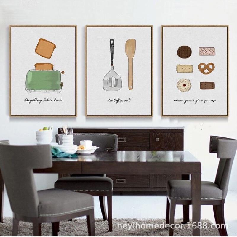 Tranh canvas bộ 3 bức hiện đại