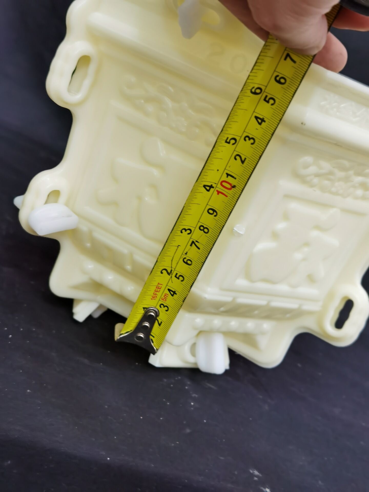 Khuôn đúc chậu lục giác rộng 20 cao 16 abs