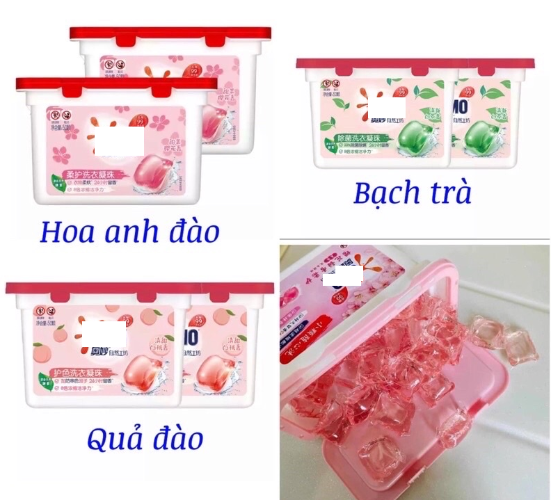 MỘT HỘP BAO GỒM 50 VIÊN GIẶT LƯU HƯƠNG SIÊU THƠM THO-HT