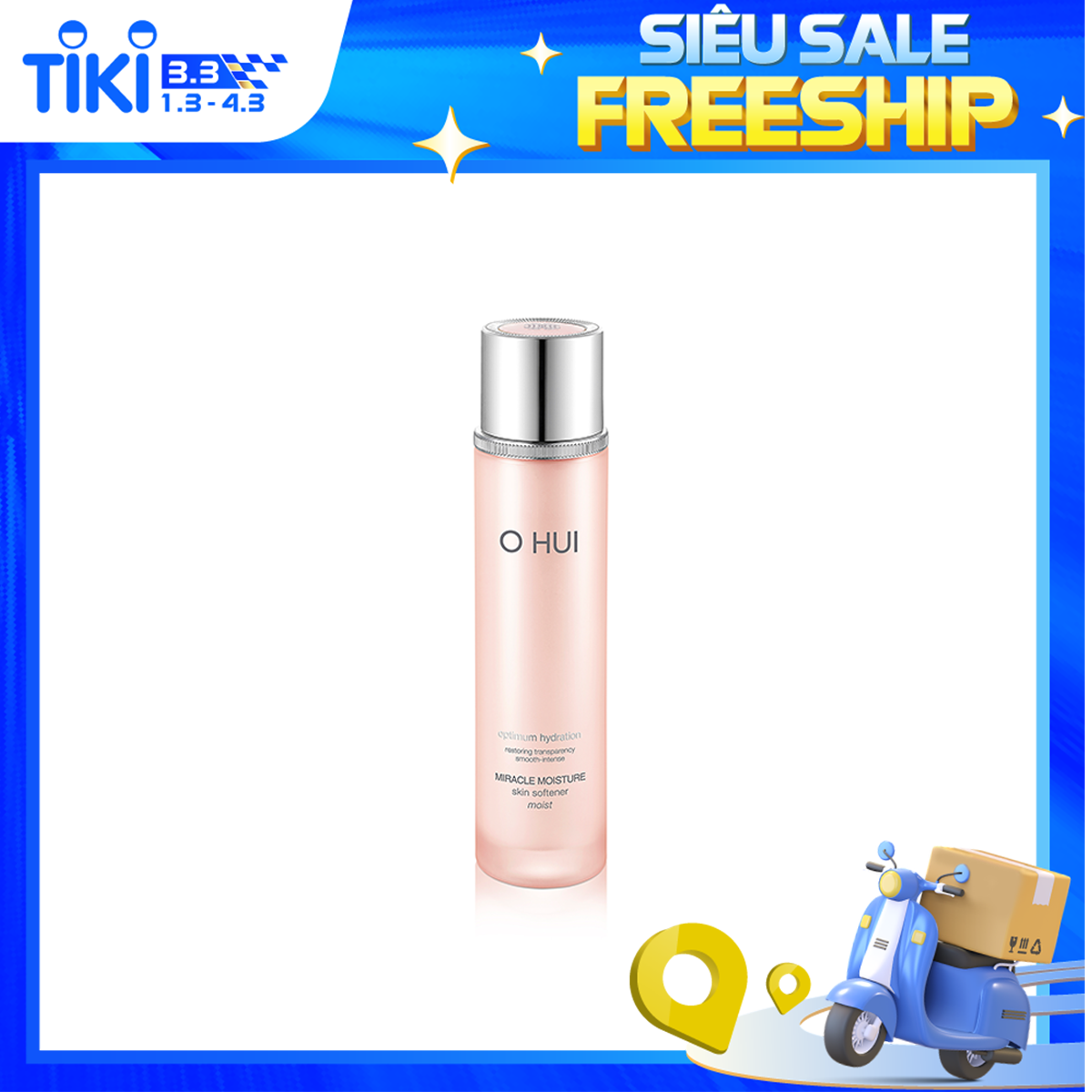 Nước cân bằng dưỡng ẩm OHUI Miracle Moisture Skin Softener - Moist 150ml
