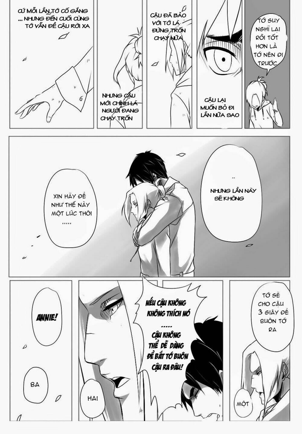đại chiến titan - doujinshi về cuộc tình tay 4 chapter 3 9