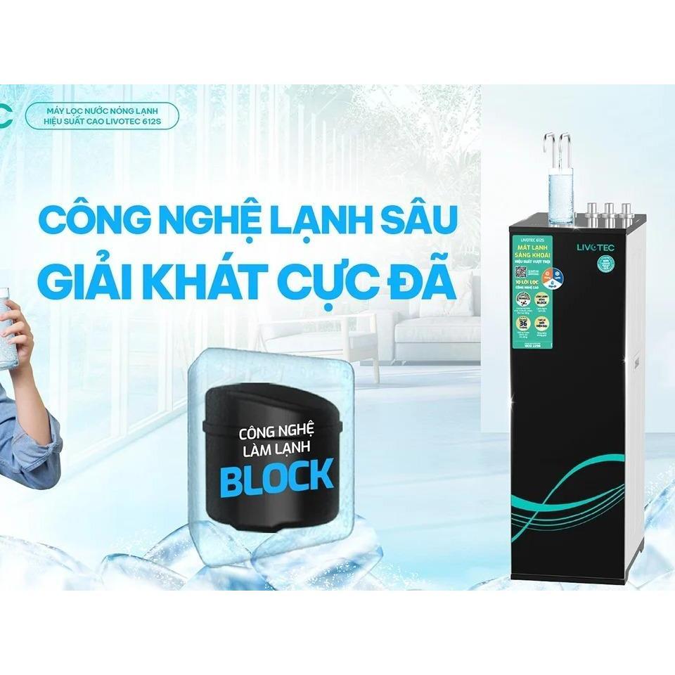 [TẶNG BỘ LÕI] Máy lọc nước nóng lạnh Livotec 612S, Hệ 10 lõi lọc, 3 chế độ nước, thỏa mãn mọi nhu cầu - Hàng Chính Hãng
