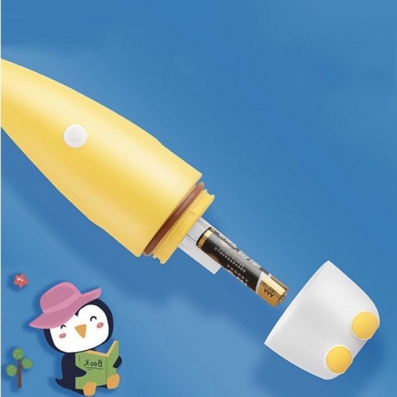 MÁY ĐÁNH RĂNG - BÀN CHẢI TỰ ĐỘNG DÙNG PIN CHO BÉ - HÀNG CHẤT LƯỢNG KST