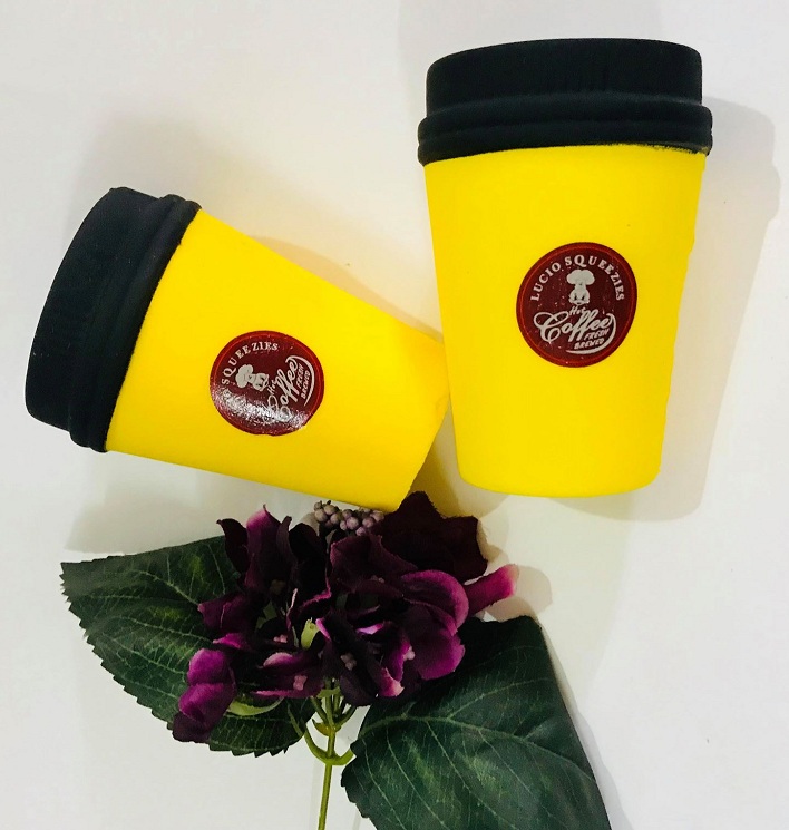 Squishy coffee chậm tăng mùi thơm dịu nhẹ, đồ chơi cho bé trai và bé gái