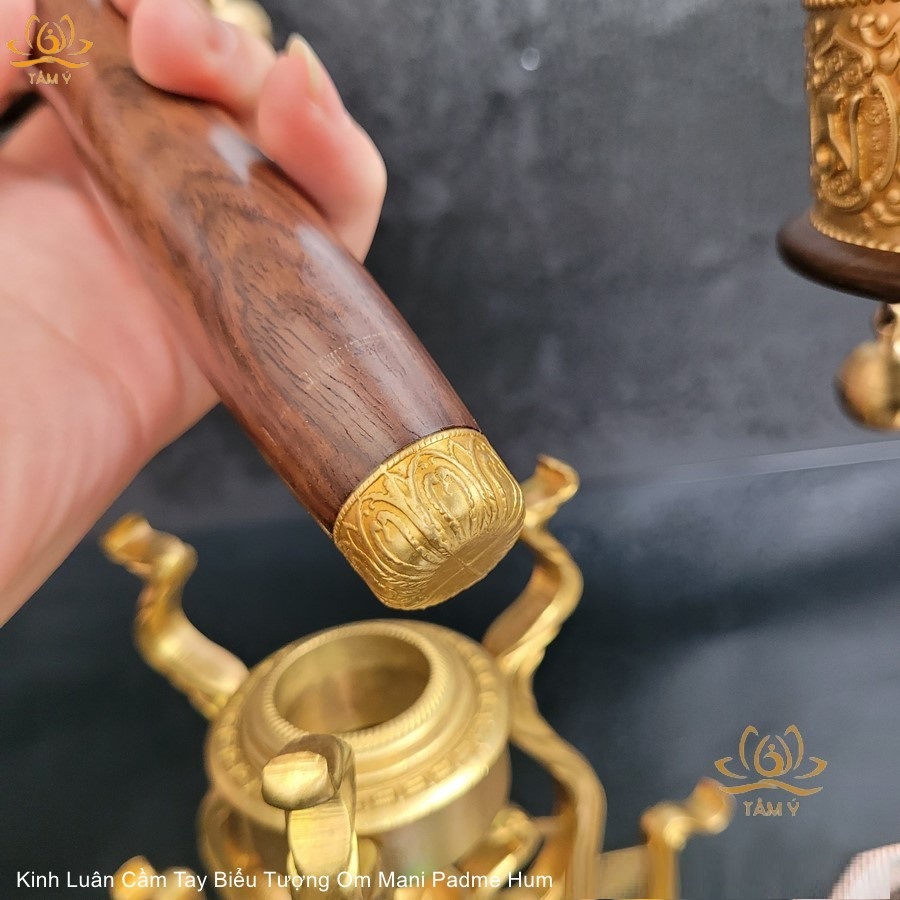 |Lõi Giấy| Kinh Luân Cầm Tay Biểu Tượng Om Mani Padme Hum