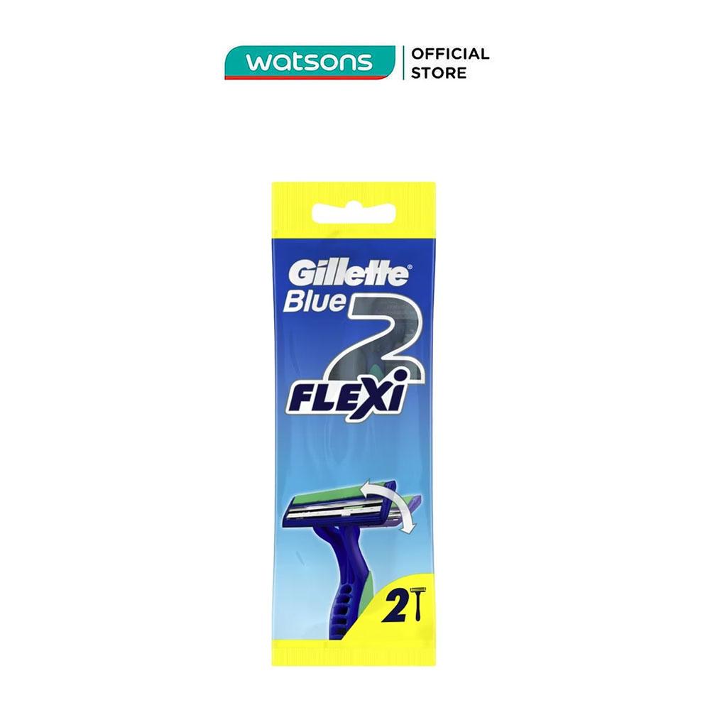 Dao Cạo Gillette Blue 2 Flexi Dùng Một Lần 2 Cái