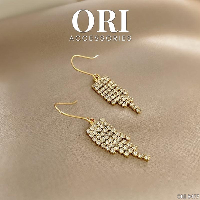 Bông tai nữ dáng dài Shine Bright ORI ACCESSORIES B477