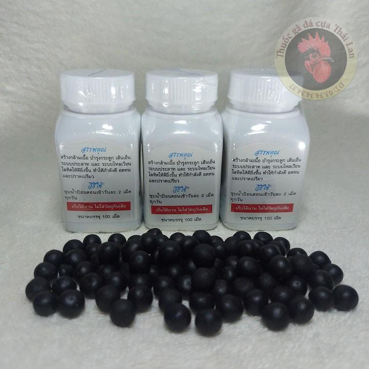 Rau củ quả - dành cho gà đá - 1 hủ / 100 viên