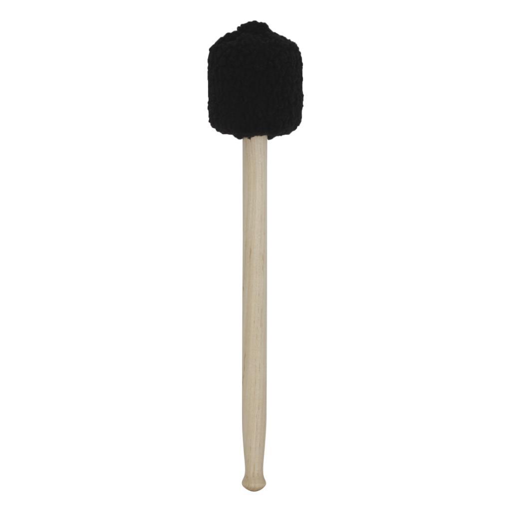 Concert Bass Drum Mallet Timpani Mallet Stick Beater with Felt Head Black