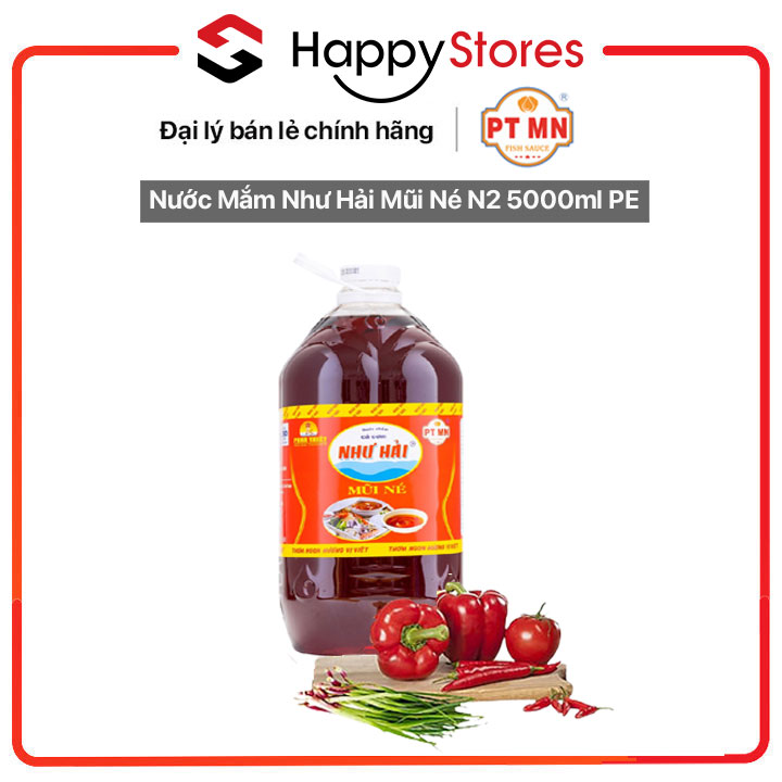 Nước Mắm Như Hải Mũi Né N2 5000ml PE - Hàng chính hãng