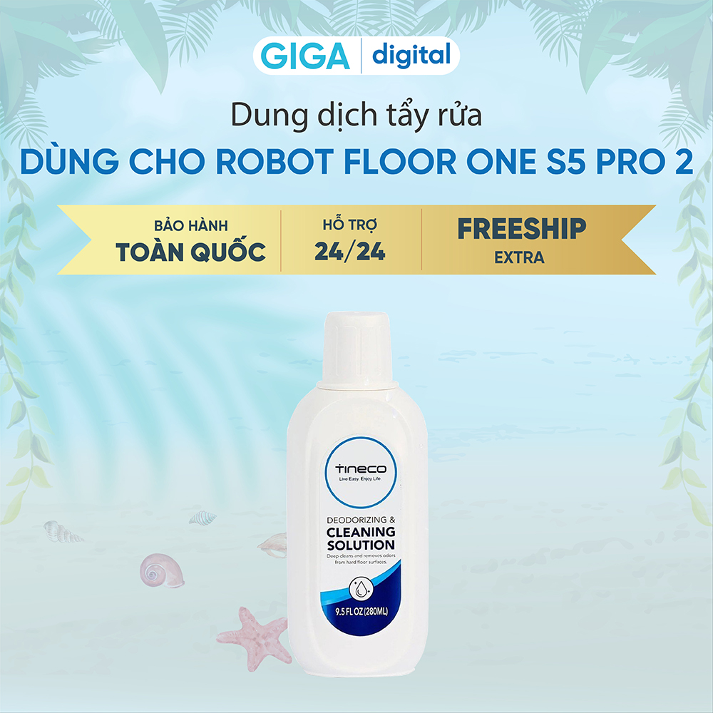 Dung dịch tẩy rửa dùng cho robot hút bụi Floor One S5 PRO 2 - Hàng Chính Hãng