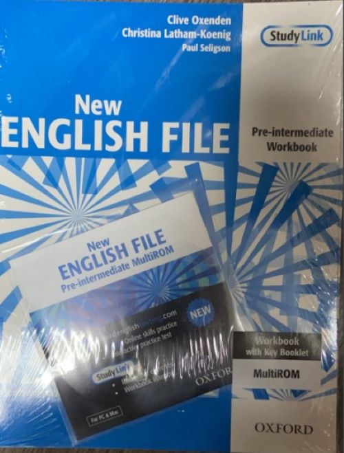 New English File Pre-Intermediate: Workbook and MultiROM pack