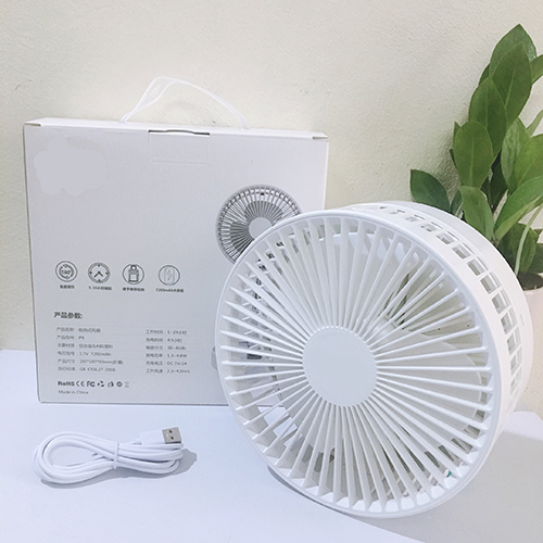 Quạt tích điện mini để bàn gấp gọn cực tiện lợi