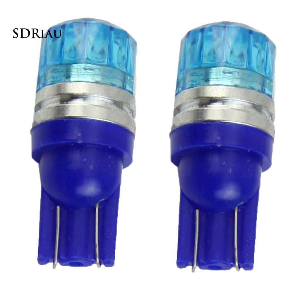 Set 2 bóng đèn led đuôi xe ánh sáng trắng 12V T10 5050 5SMD cho xe hơi