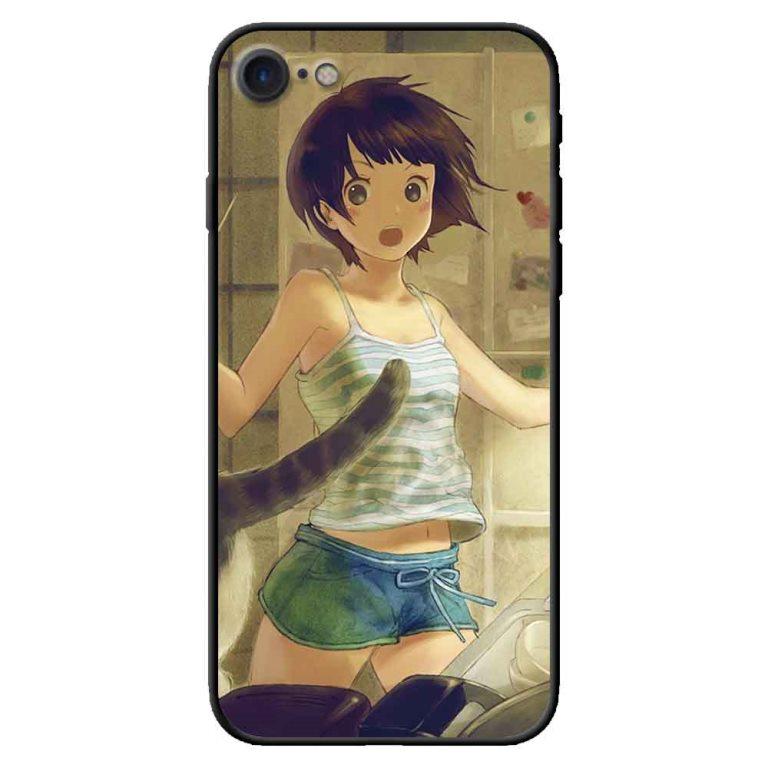 Ốp Lưng in cho Iphone 7, 8 Mẫu Cô Gái Anime - Hàng Chính Hãng