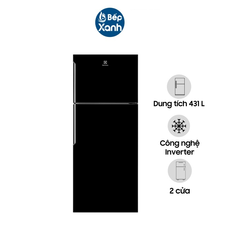 [HCM] Tủ Lạnh Electrolux ETB4600B-H - Công Nghệ Inverter - Dung Tích 431 Lít - Hàng Chính Hãng