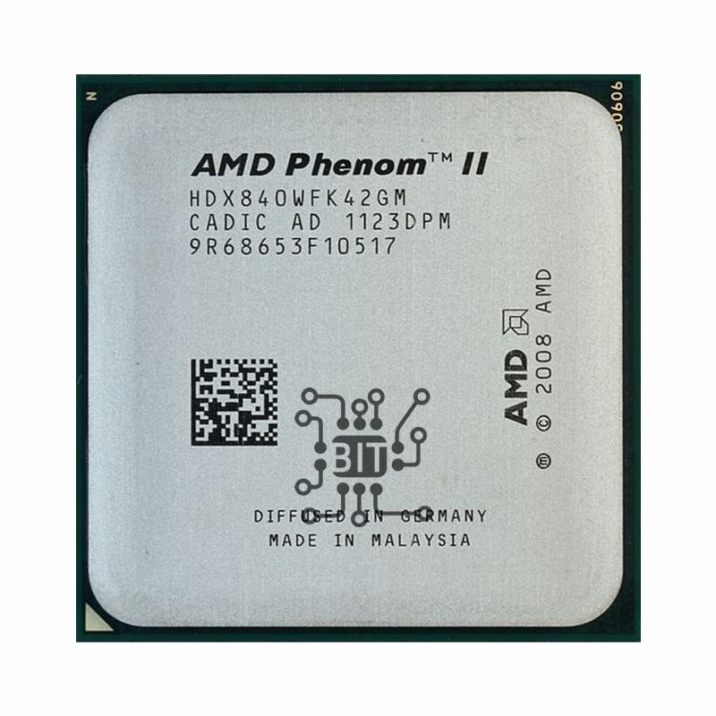 AMD Phenom II X4 840 2M 3.2G Socket AM3 938-pin Máy Tính Để Bàn CPU X4-840 HDX840WFK42GM Máy Tính Để Bàn